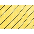 thumbnail image 1 of Ahgly Company Machine Washable Indoor Rectangle Solid Yellow Modern Area Rugs, 8' x 12', 1 of 4