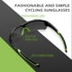 thumbnail image 5 of Gafas de Sol Fotocromáticas ROCKBROS UV400 para Ciclismo Negro Verde, 5 of 8