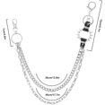 thumbnail image 7 of Zhengup Layered Pant Chains - Stylish Denim Chains for Gothic Punk Fashion - Pocket Chains for Men and Women, 7 of 7