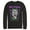 Black, variant on Men's Batman Joker Ha Ha Frame Long Sleeve Shirt Navy Blue Small