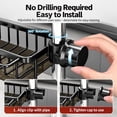 Adjustable Faucet Storage & Drain Rack, Faucet Drain Rack, Sink Faucet ...