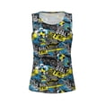 thumbnail image 4 of Lsque Goal Time Printed Workout Tank Tops for Women, Athletic Sports Tank Tops, Compression Sleeveless Dry Fit Shirts,Sleeveless Yoga Shirt-Small, 4 of 9