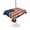 Black, variant on Outdoor Tablecloth with Umbrella Hole for Patio/Picnic/Party/Camping, 4 of July Waterproof Table Cloth Rectangle Table Cover Washable, American Flag Vintage Red White Stripes Stars (52"x 70")