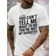 thumbnail image 1 of Rebel Tees - "You Can't Tell Me What to Do" Graphic Crew Neck Short Sleeve T-Shirt - Comfortable, Versatile, and Sporty Fashion for Summer, Great Gift Idea Tee For Adult, Men, Women, Teen, T, 1 of 6
