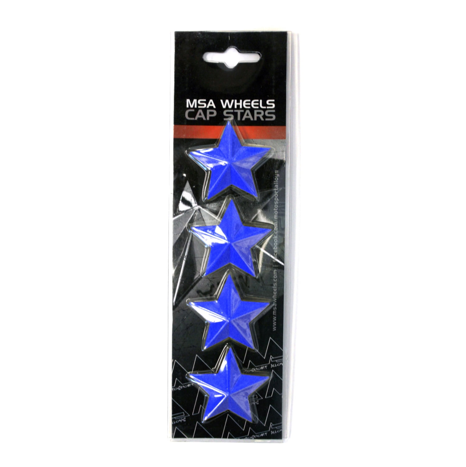 MSA WHEELS Interchangeable Star for MSA Star Wheel MSA Wheel Styles Blue  #217747