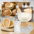 thumbnail image 5 of Ruroz 100pcs Shower Caps for Sourdough Bread, Reusable Bowl Covers for Bread Proofing, Plastic Bread Cover for Rising, Covers for Banneton Bread Proofing Basket, Plastic Covers for Bowls With Elastic, 5 of 17