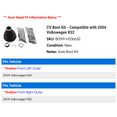 thumbnail image 2 of CV Boot Kit - Compatible with 2004 Volkswagen R32, 2 of 2