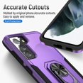 thumbnail image 5 of Case for Samsung Galaxy S21 FE Case for Galaxy S21 FE Case,Designed Stylish Slim fit Protective Case for Samsung Galaxy S21 FE Purple+Black, 5 of 11