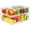 6 Bins, variant on 6 Pack Fridge Organizer Bins with Lids, Stackable Clear Storage