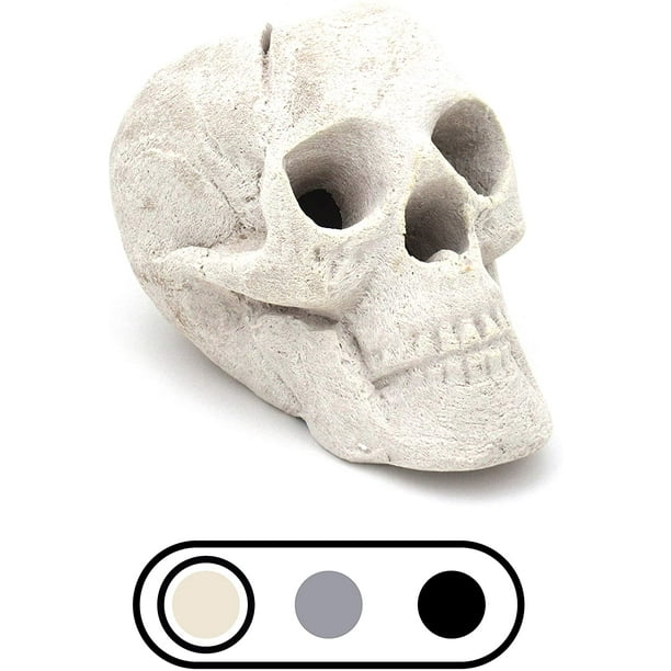 Osker Ceramic Fireproof Fire Pit Skull, Skull Fire Pit Logs