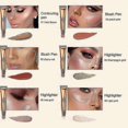 thumbnail image 3 of Multifunctional Makeup Pen Facial Contour Beauty Stick High Light Repair Blush Multipurpose Makeup Pen -, 3 of 5