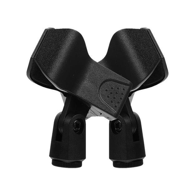 2 pinzas universales para micrófono, soportes para micrófono, clips universales para micrófono, clips universales