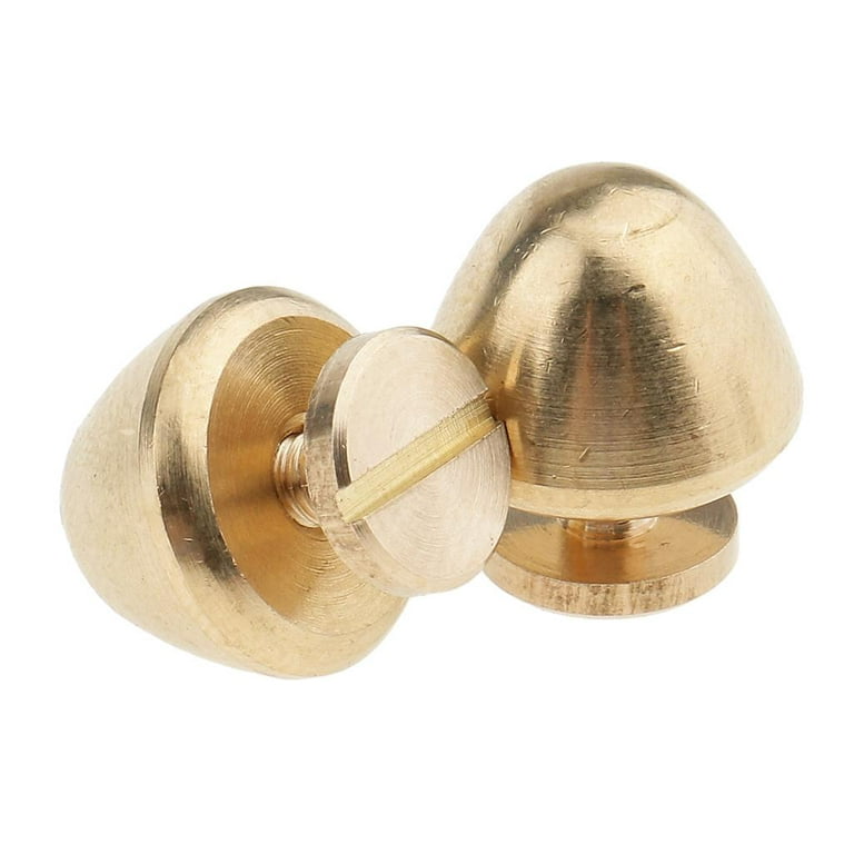 6pcs Brass Cone Punk Stud Rivets Press Pins DIY Leathercraft Accessory