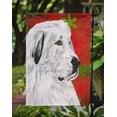thumbnail image 3 of Carolines Treasures SC9762GF Great Pyrenees Drapeau de Vacances Flocons de Neige Rouges Taille Jardin, 3 of 3