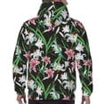 thumbnail image 7 of Salouo Lilies Flowers Pattern Men's Fall Hoodie Sweatshirt,Sport Hoodie with Pockets for Men Pullover Casual Hooded Sweatshirt-X-Large, 7 of 7