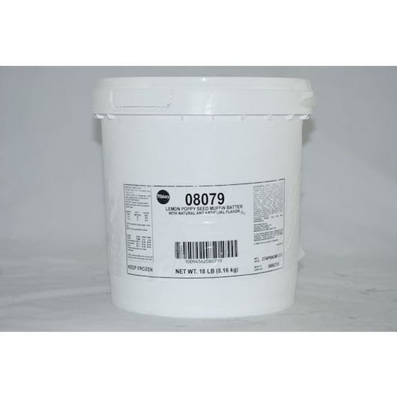 Pillsbury Lemon Poppyseed Muffin Batter, 18 Pound Pail