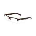 thumbnail image 4 of 3 Pairs Classic Basic Simple Half Frame Fashion Reading Glasses with Lanyard, 4 of 5