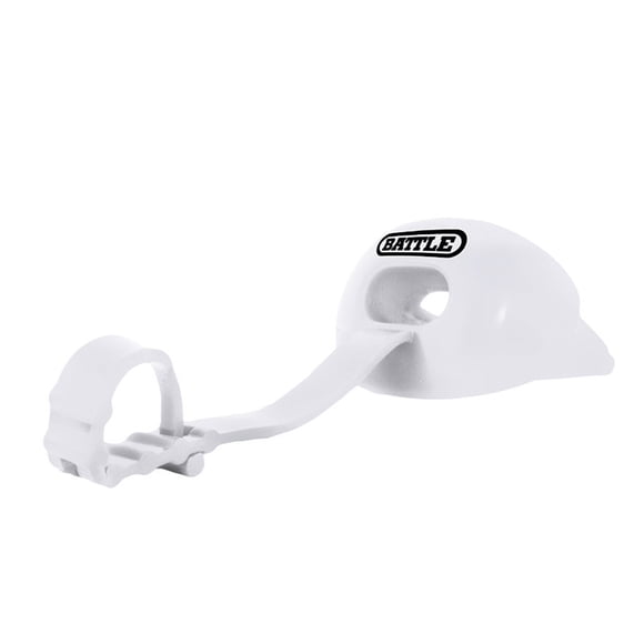 Battle Sports Oxygen Protège-Lèvres Protège-Dents avec Sangle - Blanc