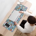 thumbnail image 3 of Long Mouse Pads for Desk,Pioneer Flower Floral Print Pattern Desk Mats on Top Of Desks, Desk Mouse Pad Extra Large with 3mm Non-Slip Base and Stitched Edge for Gaming,Office,Work,Home 31.5"x11.8", 3 of 6