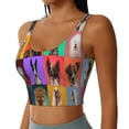 thumbnail image 2 of Daiia Cute doggies Printed Women's Sports Bra, Breathable Activewear Bra with U-Back Design and Removable Pads, Comfortable and Supportive for Yoga, Workout-Large, 2 of 8