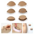 thumbnail image 2 of Shisuyan Eyelashes Extension Mannequin Eyelid Practice Mold Silicone Light Yellow 3 Pairs, 2 of 9