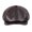 Coffee, variant on HAORUN Unisex Leather 8 Panels Leather Newsboy Cabbie Gatsby Beret Cap Hat for Women Men
