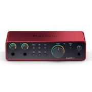 Focusrite Scarlett 2i2 4th Gen Studio Recording USB Audio Interface+Microphone