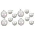 thumbnail image 4 of RENACLIPY White Plastic Iridescent Christmas Ornaments Set of Home Xmas Tree Holiday Decoration, 4 of 8