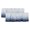 Navy Blue, Indigo, White, variant on 2 Pack Valances for Windows, Mist Ocean Window Valances for Living Room/Bedroom/Bathroom, Coastal Indigo Gray Ombre Sea Waves Minimalist Light Filtering Kitchen Curtain Valance 42"W x12" L