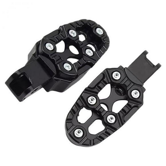 jinwen Repose-Pieds de Moto Génériques Accessoires Faciles à Installer Repose-Pieds de Moto Noir