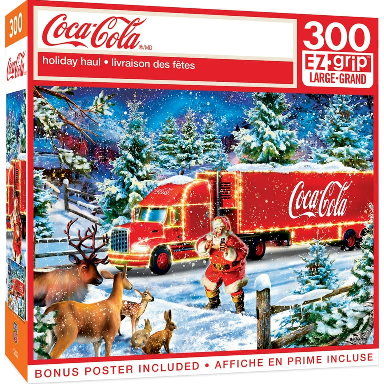 MasterPieces Happy Holidays - Coca-Cola Holiday Haul 300 Piece EZ
