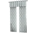 thumbnail image 3 of Eclipse Dixon Blackout Rod Pocket Geometric Valance, Blue, 52x18, 3 of 5