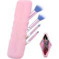 thumbnail image 1 of Silicone Makeup Brush Holder, Travel Makeup Brush Holder Trendy Cosmetic Face Brushes Holder Portable Make Up Brush Case Bag Makeup Tools Organizer Fo, 1 of 4