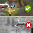 thumbnail image 4 of 1 Set Water Pressure Regulator Pressure Reducing Valve Rv Water Regulator Reducer Valve 1/2' With Gauge, 4 of 4