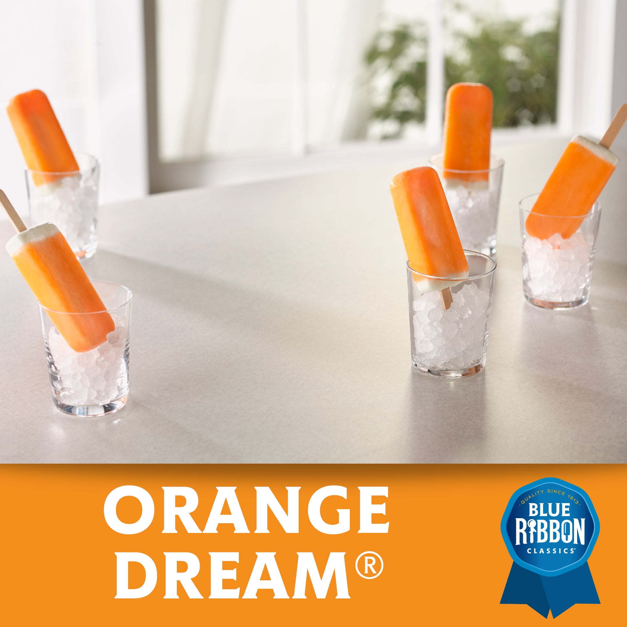 Blue Ribbon Classics Orange Dream Frozen Dessert Treat Bar, 45 fl oz, 20 Pack