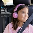 JLab Audio JBuddies Studio Onear Kids Headphones with Microphone Pink