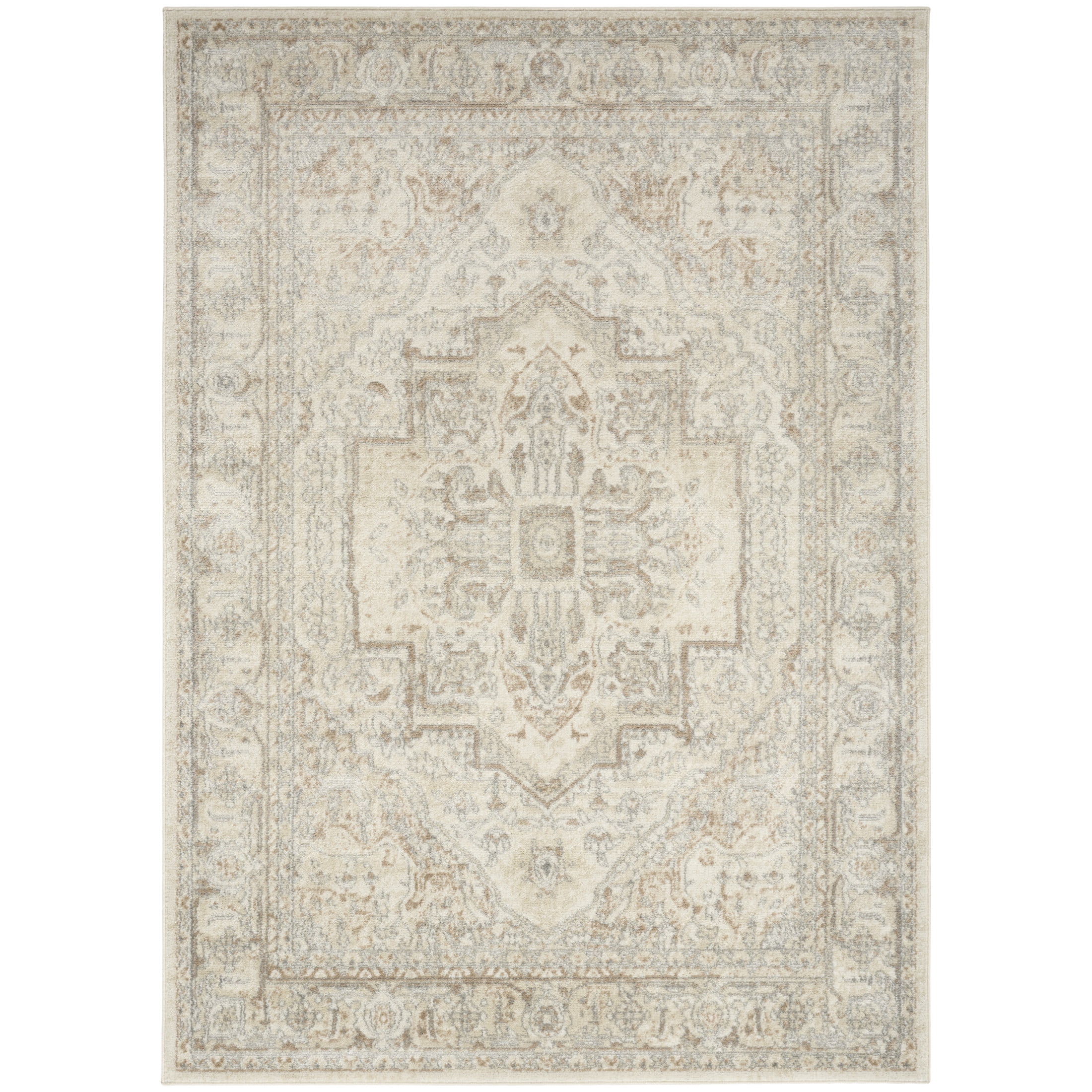 Nourison Concerto 3'9" x 5'9" Beige Vintage Indoor Rug