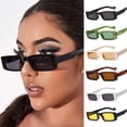 thumbnail image 2 of Lentes De Sol Cuadrados Para Hombre/mujer Con Marco Cuadrado Estilo Hip-Hop Uv400, 2 of 4