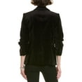 thumbnail image 2 of Cinq à Sept womens  Velveteen Khloe Blazer, 4, Black, 2 of 3