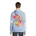 thumbnail image 3 of Nickelodeon SpongeBob SquarePants Men’s and Big Men’s Graphic Hooded Sweatshirt, Sizes XS-3XL&nbsp;, 3 of 5