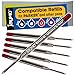 thumbnail image 3 of Jaymo Replacement for Parker 30525PP/30526PP and Bastion - Measures 3.875 in / 98 mm Long - G2 Gel Ballpoint Pen Refill - 6 Red, 3 of 4