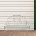 thumbnail image 2 of Metal Garden Bench Sunray Knock-Down, 2 of 3