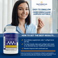 thumbnail image 6 of Truthentics Omega 3 Fish Oil 2400 mg - Triple Strength - 100% Pure - Sea-Harvested - High EPA DHA Omega Fatty Acids - 60 Lemon Softgels, 6 of 8