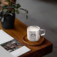 thumbnail image 6 of Hyknon Coffee Mug with Cute Pattern Silver Stainless Steel Thermal Coffee Cups with Handle Double Walled Unbreakable Coffee Mugs for Home Office School, 6 of 6