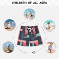 thumbnail image 6 of FORMRS Boys Swim Trunks Quick Dry Mesh Liner Boardshorts Sizes XS-XL, Pink Geometric, 6 of 7