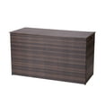 thumbnail image 1 of Peaktop Wicker 154 Gallon Patio Storage Deck Box, Brown, 1 of 5