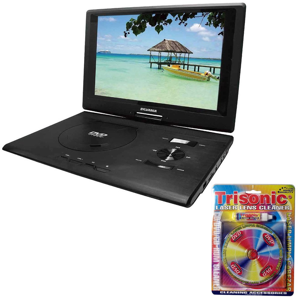 Sylvania 13.3" Swivel Screen Portable DVD Player w/ USB/SD Card Reader