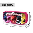 thumbnail image 5 of Power Rangers Pencil Case, Large Capacity Pencil Pouch, Aesthetic Zipper Pencil Box for Office Supplies, 5 of 7