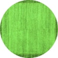 thumbnail image 1 of Ahgly Company Indoor Round Abstract Green Modern Area Rugs, 8' Round, 1 of 4