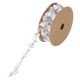 thumbnail image 1 of Uxcell Cinta de Alambre con Pom Pom de 3 Yardas, Cinta de Borlas Mini con Brillo Plateado, Blanca, 1 of 6